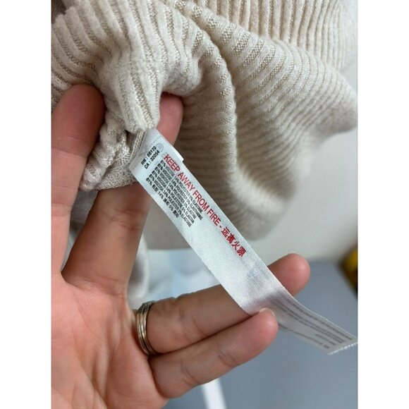 Saturday Sunday Cream women's small Racheal cowl neck pullover top anthropologie - Picture 8 of 9